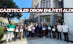 Manisalı gazeteciler dron ehliyeti aldı