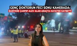 Genç doktorun feci sonu kamerada: Bariyere çarpıp alev alan araçta can verdi