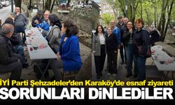 İYİ Parti Şehzadeler’den Karaköy’de esnaf ziyareti