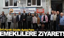 İYİ Partili Aytaç’tan Emekliler Derneği’ne ziyaret