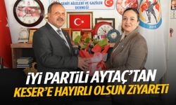 İYİ Partili Aytaç’tan Keser’e hayırlı olsun ziyareti
