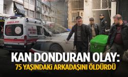 Kan donduran olay: 75 yaşındaki arkadaşını öldürdü