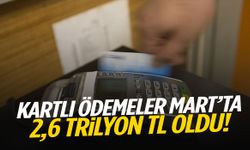Kartlı ödemeler 2,6 trilyon TL’ye ulaştı!