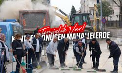 Kentsel dönüşüm çalışmalarının sürdüğü mahallelerde temizlik