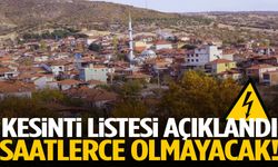 Manisa’da kesinti listesi açıklandı! Saatlerce olmayacak…