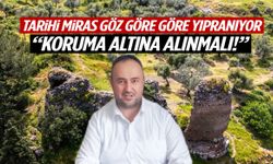 Manisa Kalesi göz göre göre yıpranıyor: Koruma altına alınmalı