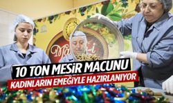 Manisa’da 10 ton mesir macunu kadınların emeğiyle hazırlanıyor