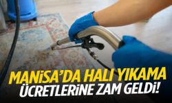 Manisa’da halı yıkama ücretlerine zam geldi!