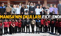 Manisa'da okullar inceleniyor! Müdür Aktaş sahada...