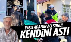 Manisa’da yürek yakan olay: Yaşlı adam kendini astı!