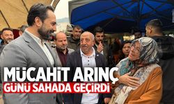 Mücahit Arınç günü sahada geçirdi