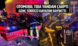 Otomobil tıra yandan çarptı: 1 ölü, 1 ağır yaralı