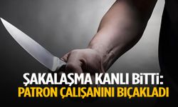 Şakalaşırken çalışanını bıçakladı!