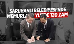 Saruhanlı Belediyesi’nde memurlara yüzde 120 zam