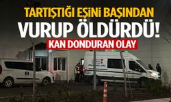 Tartıştığı eşini başından vurup öldürdü