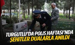 Turgutlu’da Polis Haftası’nda şehitler dualarla anıldı