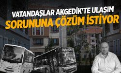 Vatandaşlar Akgedik'te ulaşım sorununa çözüm istiyor