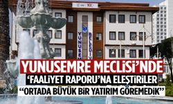 Yunusemre Meclisi’nde faaliyet raporuna eleştiriler!