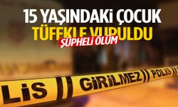 15 yaşındaki çırak tüfekle vuruldu