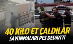 40 kilo et çalan hırsızların ifadesi pes dedirtti: Mangal yaptık