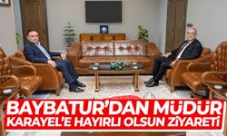 Baybatur’dan Müdür Karayel’e hayırlı olsun ziyareti