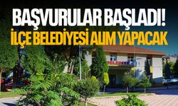 Başvurular başladı! İlçe belediyesi alım yapacak