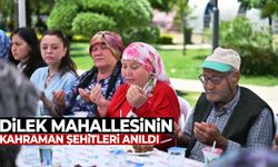 Dilek mahallesinin kahraman şehitleri anıldı