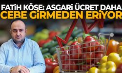 Fatih Köse: Asgari ücret daha cebe girmeden eriyor