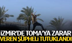 İzmir'de TOMA'ya zarar veren şüpheli tutuklandı