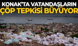 Konak’ta vatandaşların çöp tepkisi büyüyor