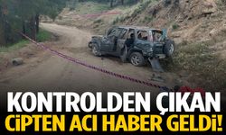Kontrolden çıkan cipten acı haber geldi!