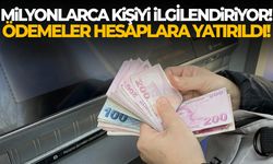 Milyonlarca kişiyi ilgilendiriyor! Ödemeler hesaplara yatırıldı!