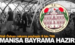 Manisa bayrama hazır... Vali Özkan rakam vererek açıkladı
