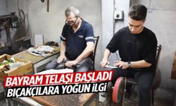 Manisa’da bayram telaşı başladı: Bıçakçılara yoğun ilgi!