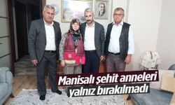 Manisa’da şehit annelerine anlamlı ‘Anneler Günü’ ziyareti