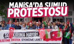 Manisa'da 'Sumud' protestosu!