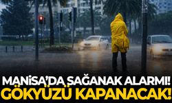 Manisa’da gökyüzü kapanacak! Sağanak yağış geliyor…