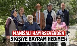 Manisalı hayırseverden 5 kişiye anlamlı hediye