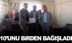 Manisalı vatandaştan örnek bağış… 10’unu birden bağışladı!