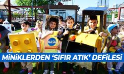 Miniklerden ‘sıfır atık’ defilesi