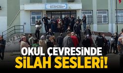 Okul çevresinde peş peşe silah sesleri