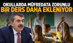 Okullara yeni zorunlu ders geliyor!