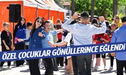 Özel çocuklar gönüllerince eğlendi