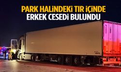 Park halindeki tır içinde erkek cesedi bulundu!