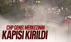 Polis CHP Genel Merkezi'nde müdahaleye başladı!
