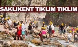 Saklıkent tıklım tıklım... Bayramda doldu taştı!