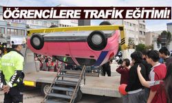 Salihli’de öğrencilere trafik eğitimi