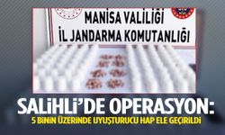 Salihli’de operasyon! 5 binin üzerinde uyuşturucu hap ele geçirildi