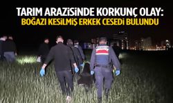 Tarım arazisinde korkunç olay: Boğazı kesilmiş erkek cesedi bulundu