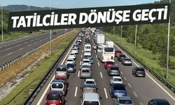 Tatilciler dönüşe geçti